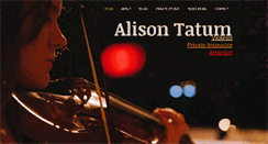 Desktop Screenshot of alisontatum.com